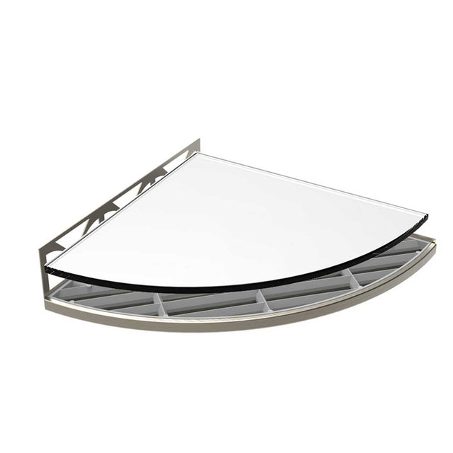 TileWare Structural Surfaces Claddy T-Shelf Glass shelf Canvas