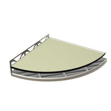 TileWare Structural Surfaces Claddy T-Shelf Glass shelf Cloth