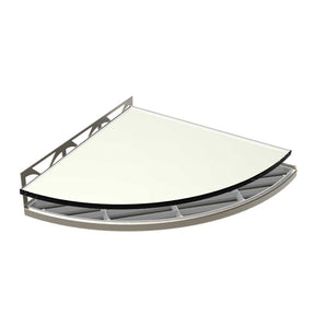TileWare Structural Surfaces Claddy T-Shelf Glass shelf Cotton