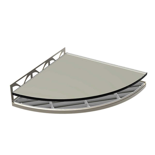 TileWare Structural Surfaces Claddy T-Shelf Glass shelf Loft