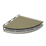 TileWare Structural Surfaces Claddy T-Shelf Glass shelf Mink