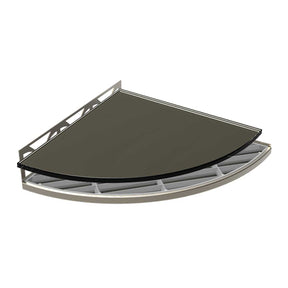 TileWare Structural Surfaces Claddy T-Shelf Glass shelf Raven
