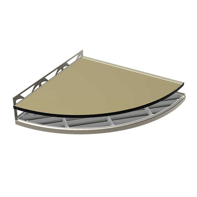 TileWare Structural Surfaces Claddy T-Shelf Glass shelf Safari