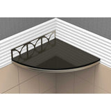 TileWare Structural Surfaces Claddy T-Shelf showing Rough installation in shower shower