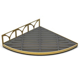 TileWare Structural Surfaces Claddy T-Shelf Brushed Gold