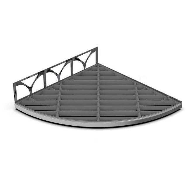 TileWare Structural Surfaces Claddy T-Shelf Polished Chrome