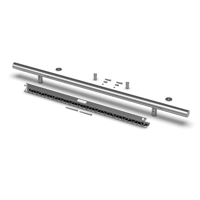 TileWare Straight ADA Grab Bar 42 Contemporary Victoria Series Polished Chrome