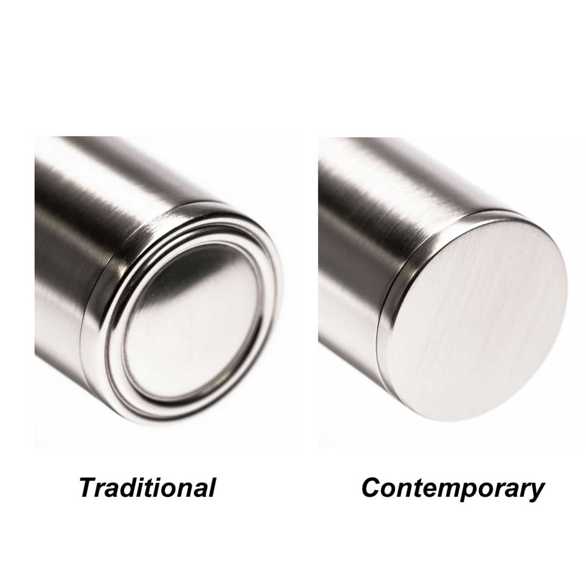 TileWare Products line showing  'Traditional' and 'Contemporary' in a close up