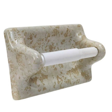 Stone Matte Ceramic Wall Mounted Recessed Toilet Paper Holder
