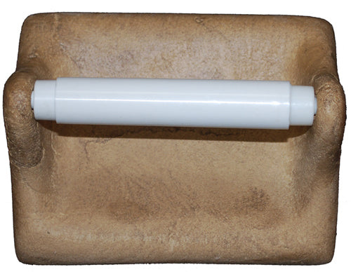 Travertine Toilet Holder - Exotic Noce