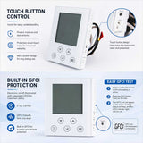 TTE-650G thermostat with floor temperature sensor