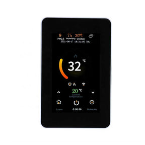 TTE-715W smart WiFi touchscreen thermostat for electric floor heating