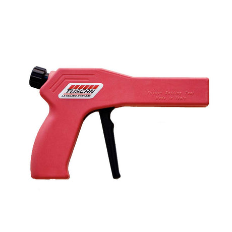 Tuscan Tile Leveling System Ergonomic Tool Gun Kit with case and holster