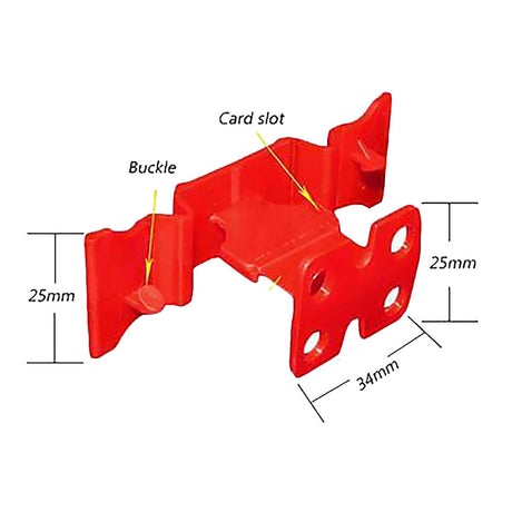 Tuscan TruSpace SeamClip Leveling System - dimensions sketch