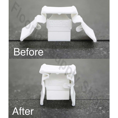 One piece tile spacer and leveling system for large format tile
