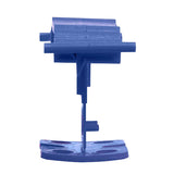 Blue tile leveling clips for 1/32 grout joints and floor tile
