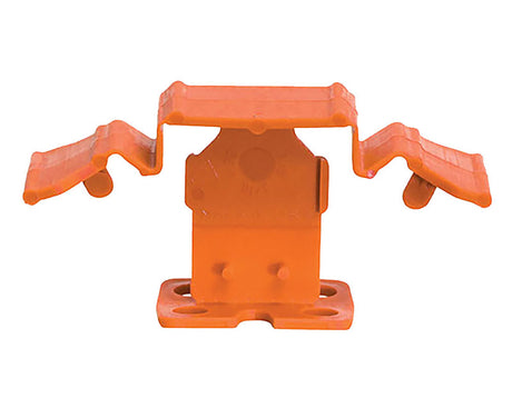 Tuscan Orange SeamClip tile leveling system for porcelain tile