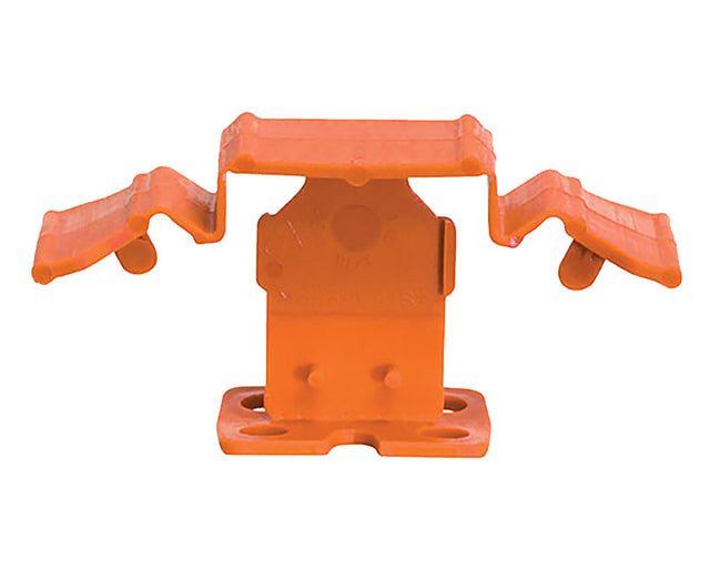 Tuscan Orange SeamClip tile leveling system for porcelain tile
