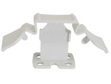 Tuscan White SeamClip tile leveling system for thin porcelain tile