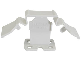 Tuscan White SeamClip tile leveling system for thin porcelain tile