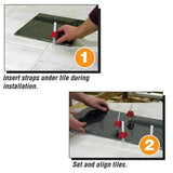 Tuscan Tile Leveling System How to Install step 1 and 2