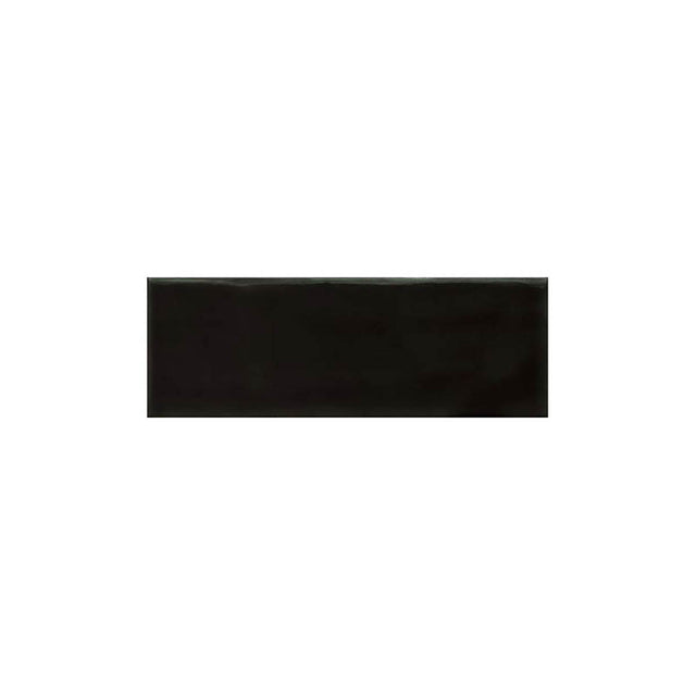 Black Frost glossy ceramic subway tile 2.5x8 backsplash