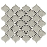 Burano Lace crackle glass porcelain arabesque mosaic tile
