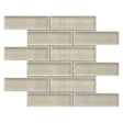Burano Lace crackle glass porcelain interlock mosaic tile