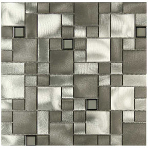 Mt Sterling Blend Mini Versi aluminum glass mosaic tile