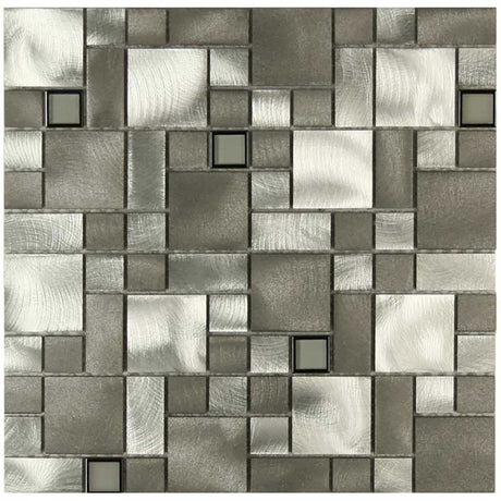Mt Sterling Blend Mini Versi aluminum glass mosaic tile