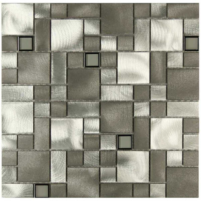 Mt Sterling Blend Mini Versi aluminum glass mosaic tile