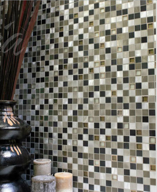 Victorian Metal Mosaic with Touch of Copper