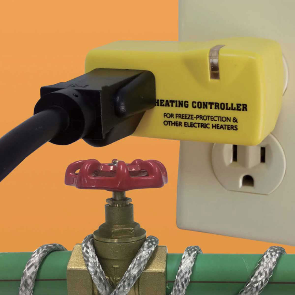 120V self regulating heater cable for residential and commercial applications
