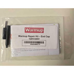 Warmup end cap repair kit for heated floor systems
