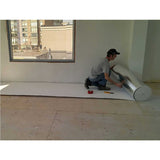 Warmup Foil Radiant Heating System rolled down on the floor