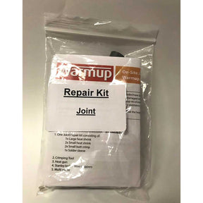 Warmup joint repair kit for heated floor systems