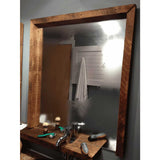 Warmup Mirror Defoggers Pad Installed behind a mirror 