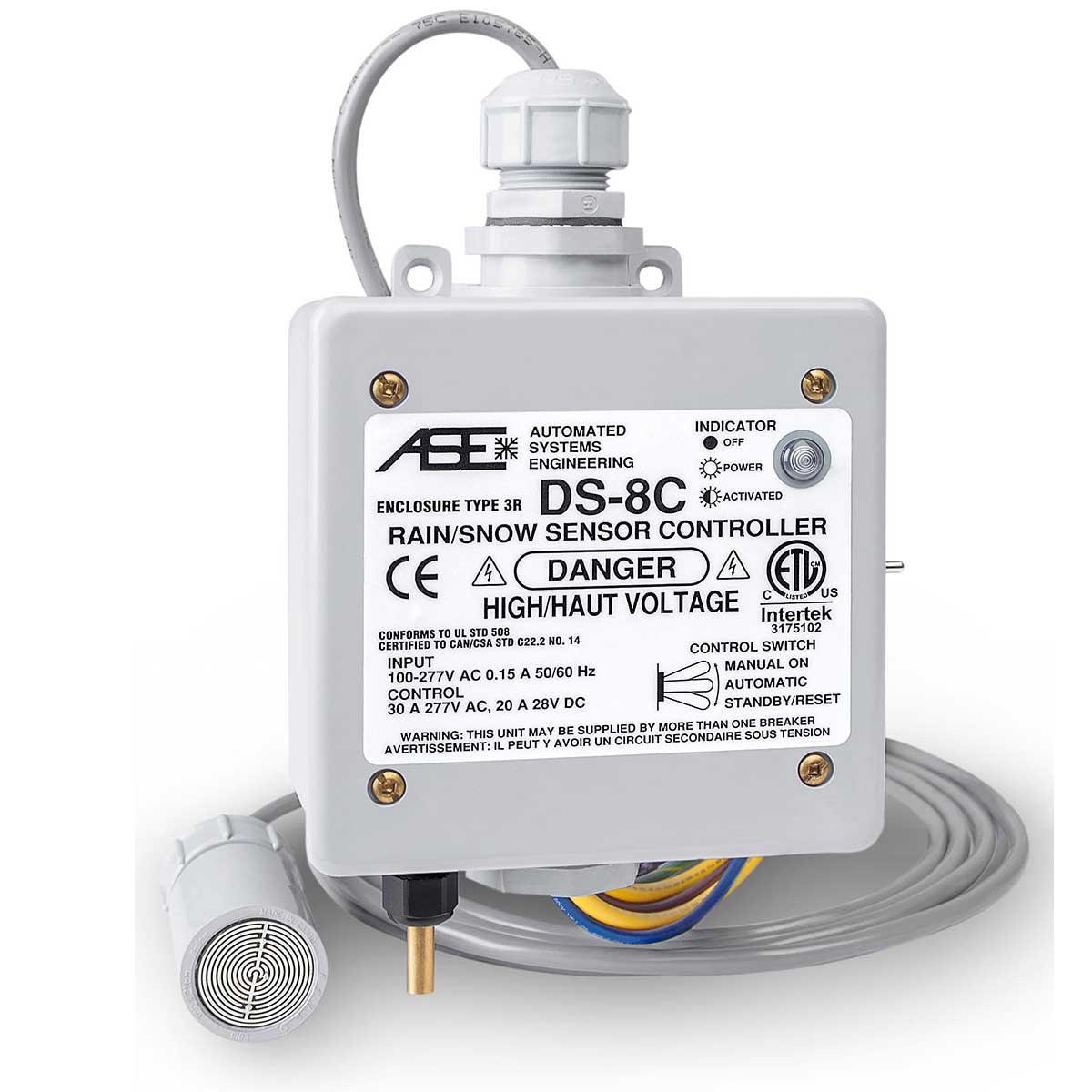 Warmup Roof and Gutter Outdoor Control - ODC-ASE-DS8C