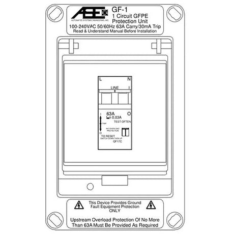 Warmup Snow and Ice Melting In-line GFEP Protection - GF-1