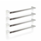 WarmUp Electric Towel Warmers Liberty Single Bars Brushed Nickel 