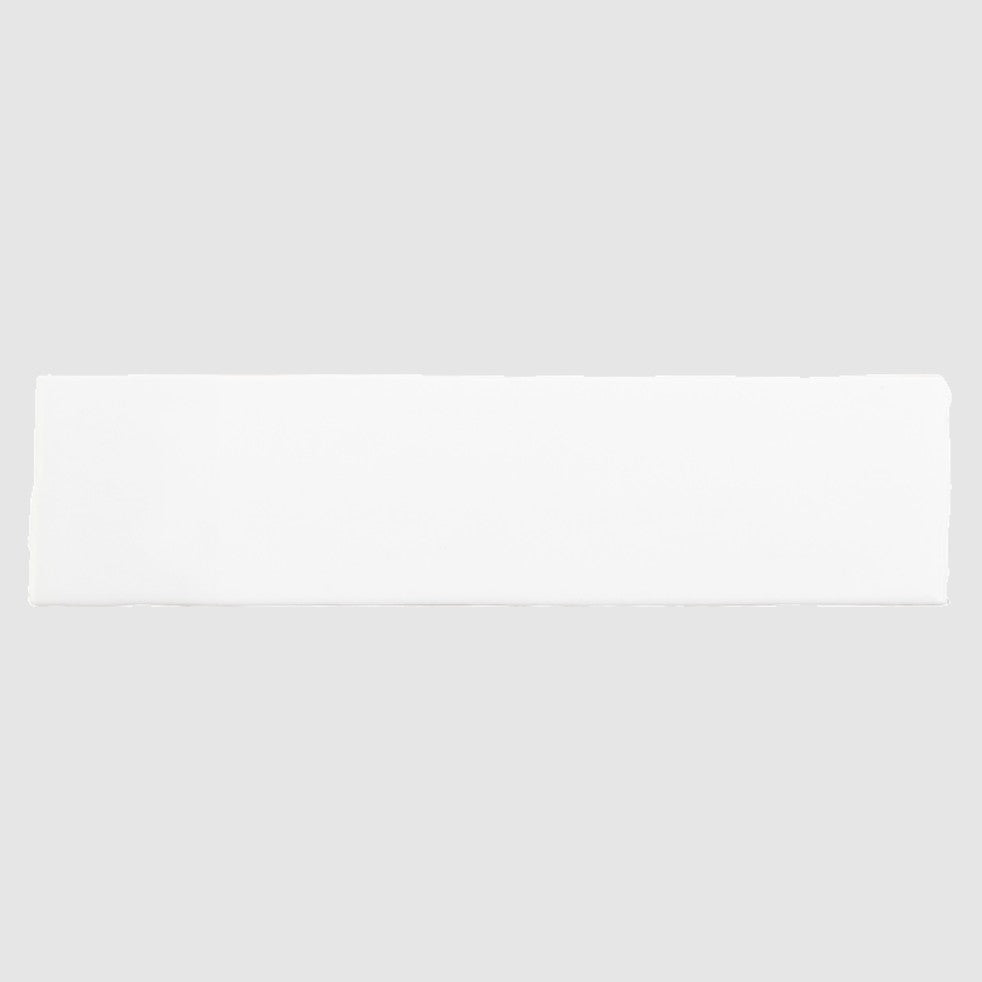 Kaleidoscope Handmade Ceramic Tile 3x12 - White