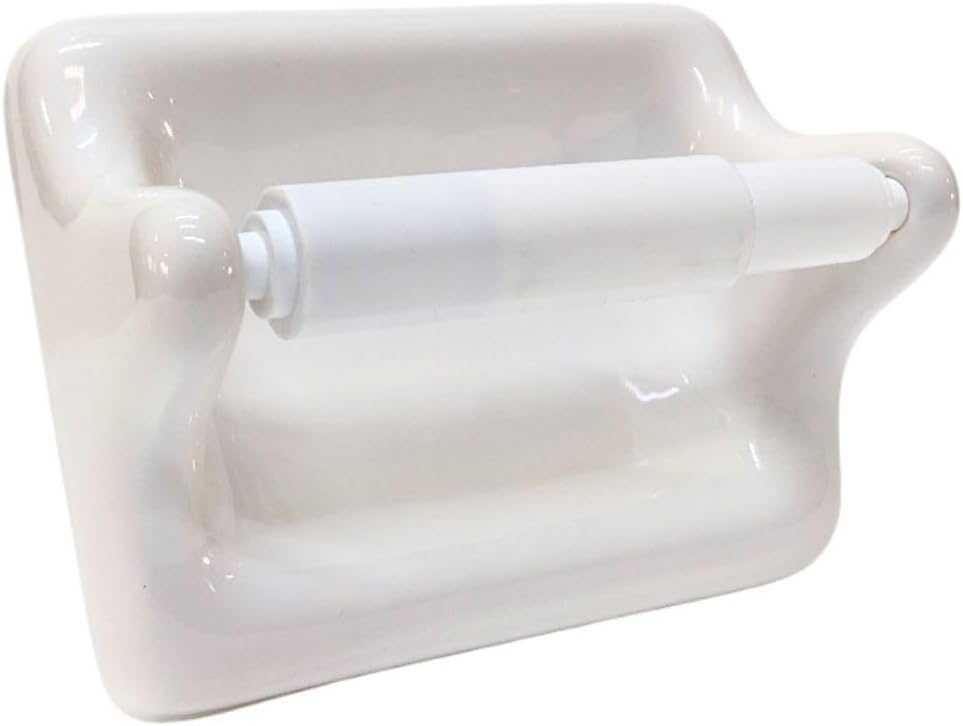 Ceramic Toilet Paper Holder 6x5 Thinset Installation Bathroom Tissue Roll